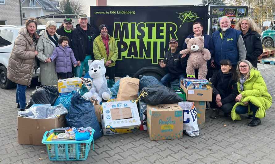 Mister Panik und Freunde aus dem Osten in Gronau bei der Tafel