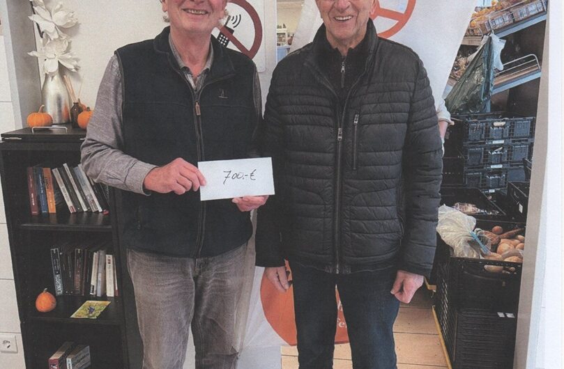 Schöne Spendenaktion