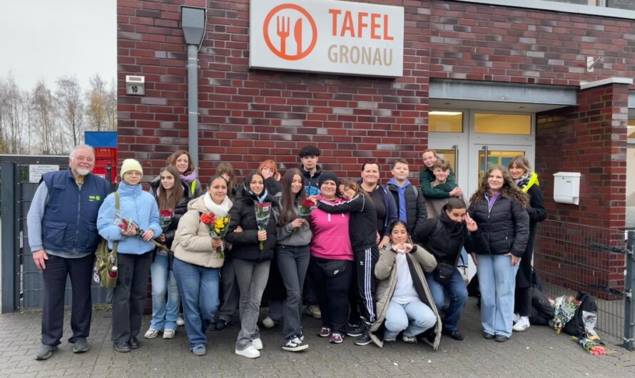 Besuch der 9. Klasse der Gesamtschule Gronau